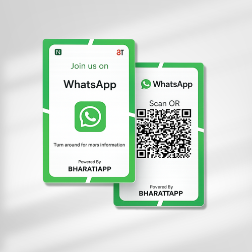 NFC Enabled Whatsapp Digital Card