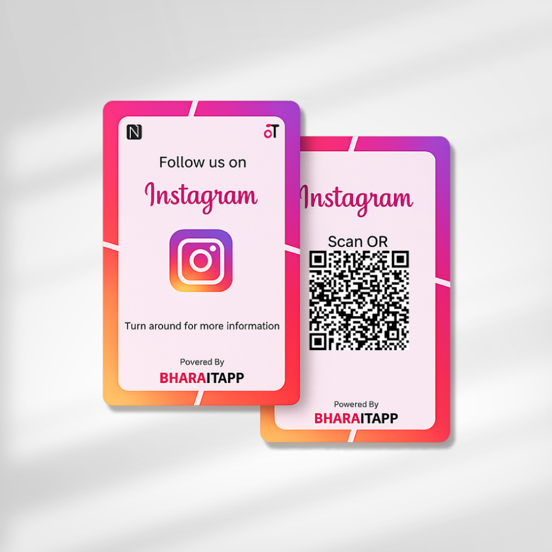 Instagram Social Media NFC Enabled Card