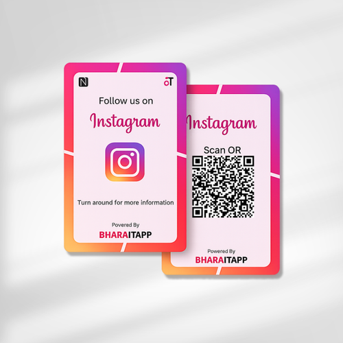Instagram Social Media NFC Enabled Card