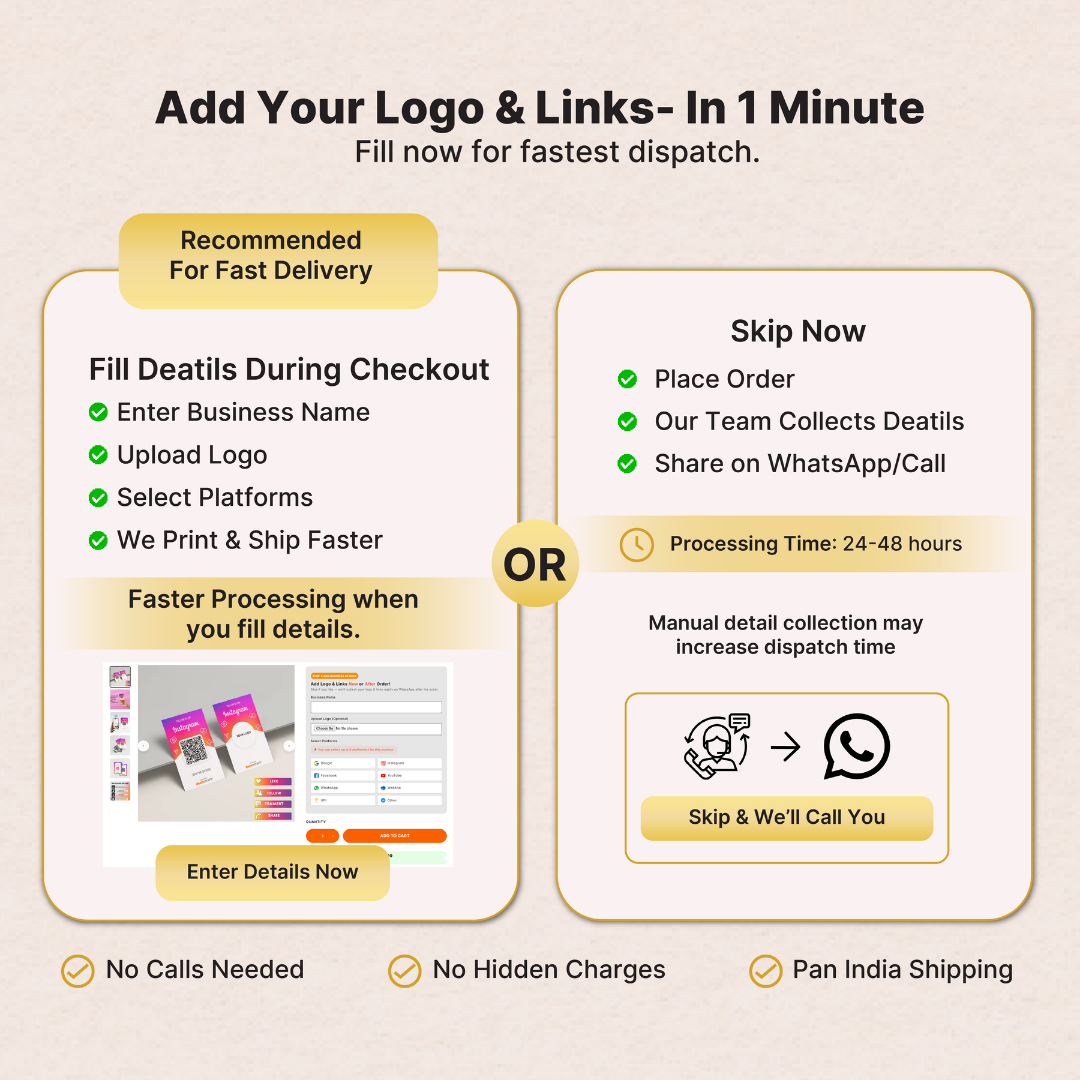 Instagram Social Media NFC Enabled Card