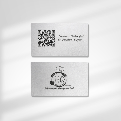 Silver Metal NFC Enabled Card