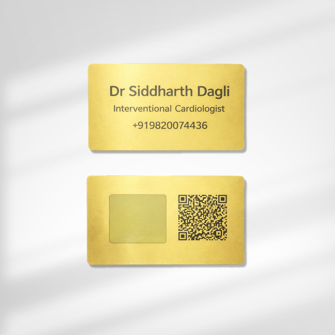 Golden Metal NFC Enabled Card