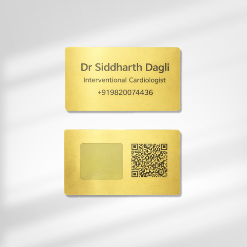 Golden Metal NFC Enabled Card