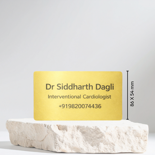 Golden Metal NFC Enabled Card