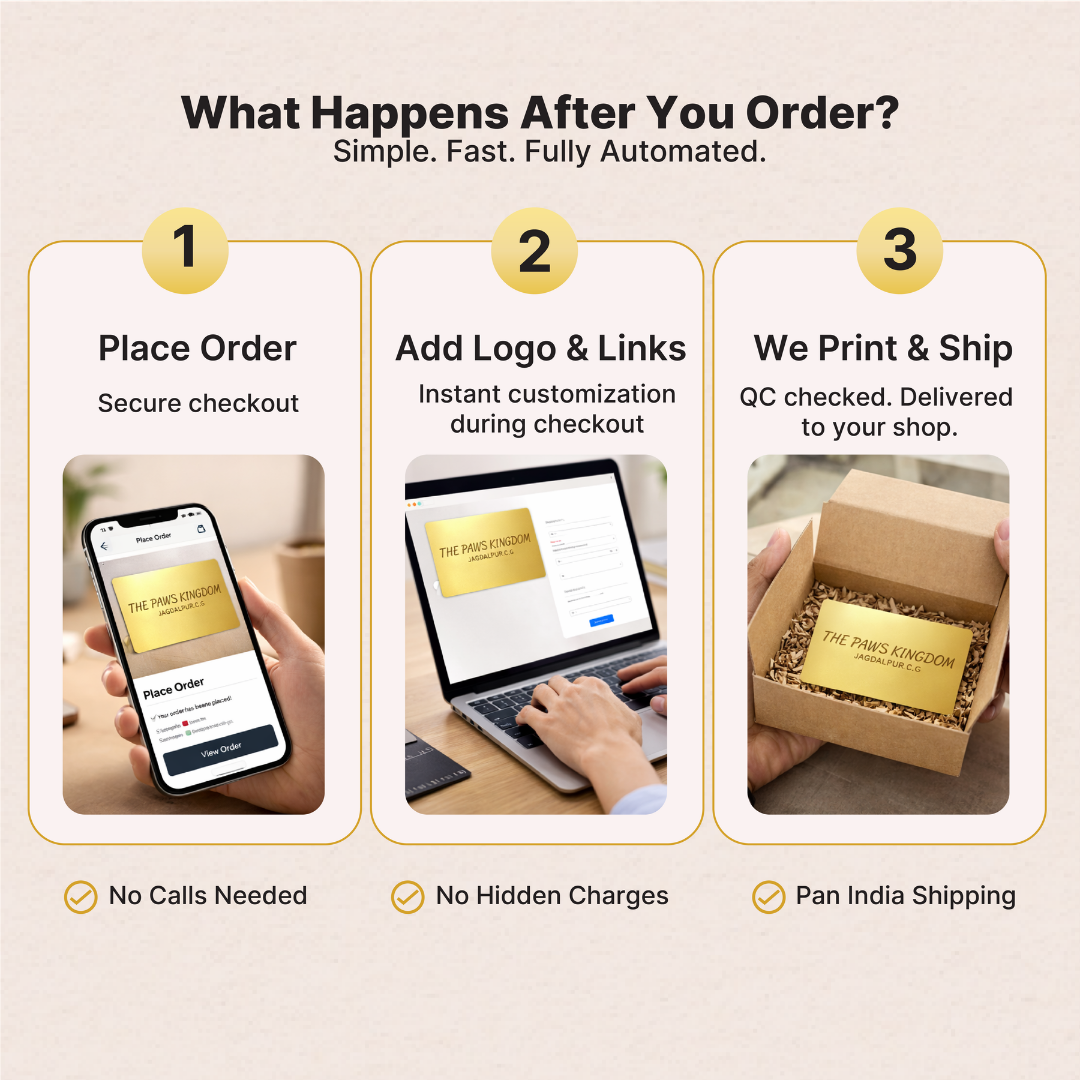 Golden Metal NFC Enabled Card