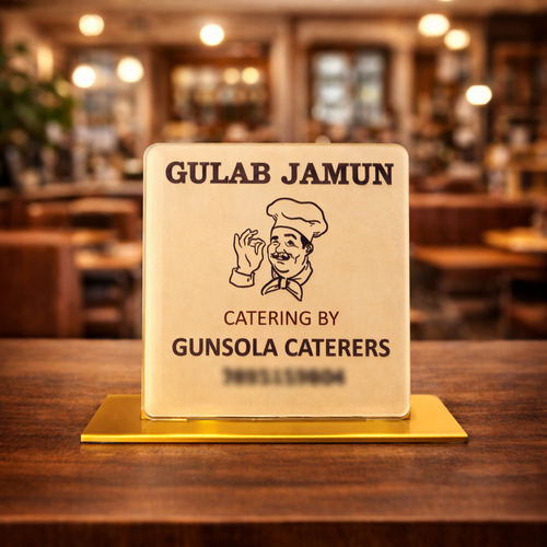Premium Counter Display Standee For Restaurant