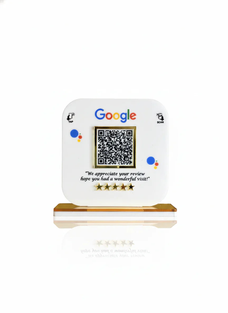 NFC Enabled Google Review Starter Table Pack