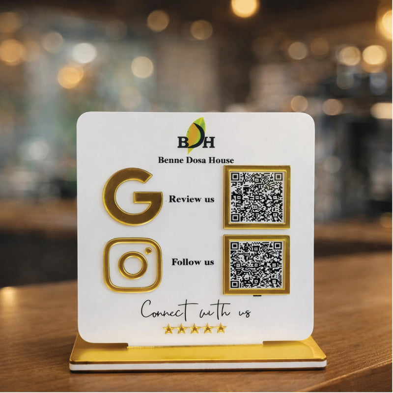 Place Your QR at Counter
